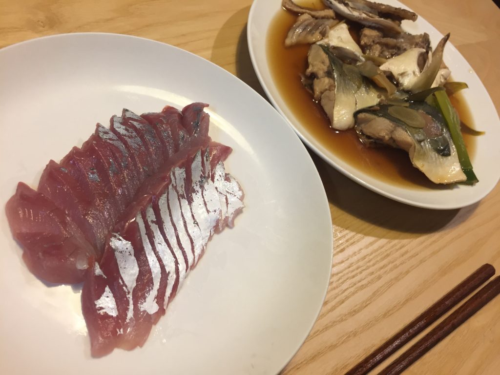 さかな料理 ヤズの刺身と煮付け Lurefishingboyz