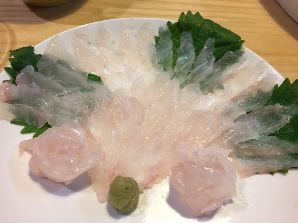 さかな料理 オオモンハタ刺身 Lurefishingboyz